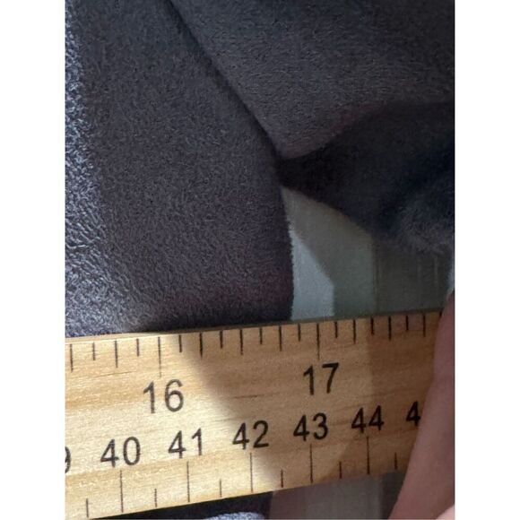 NWT JOHN + JENN Felix Faux Suede Moto Jacket Gunmetal Grey Women’s Small - Picture 8 of 12